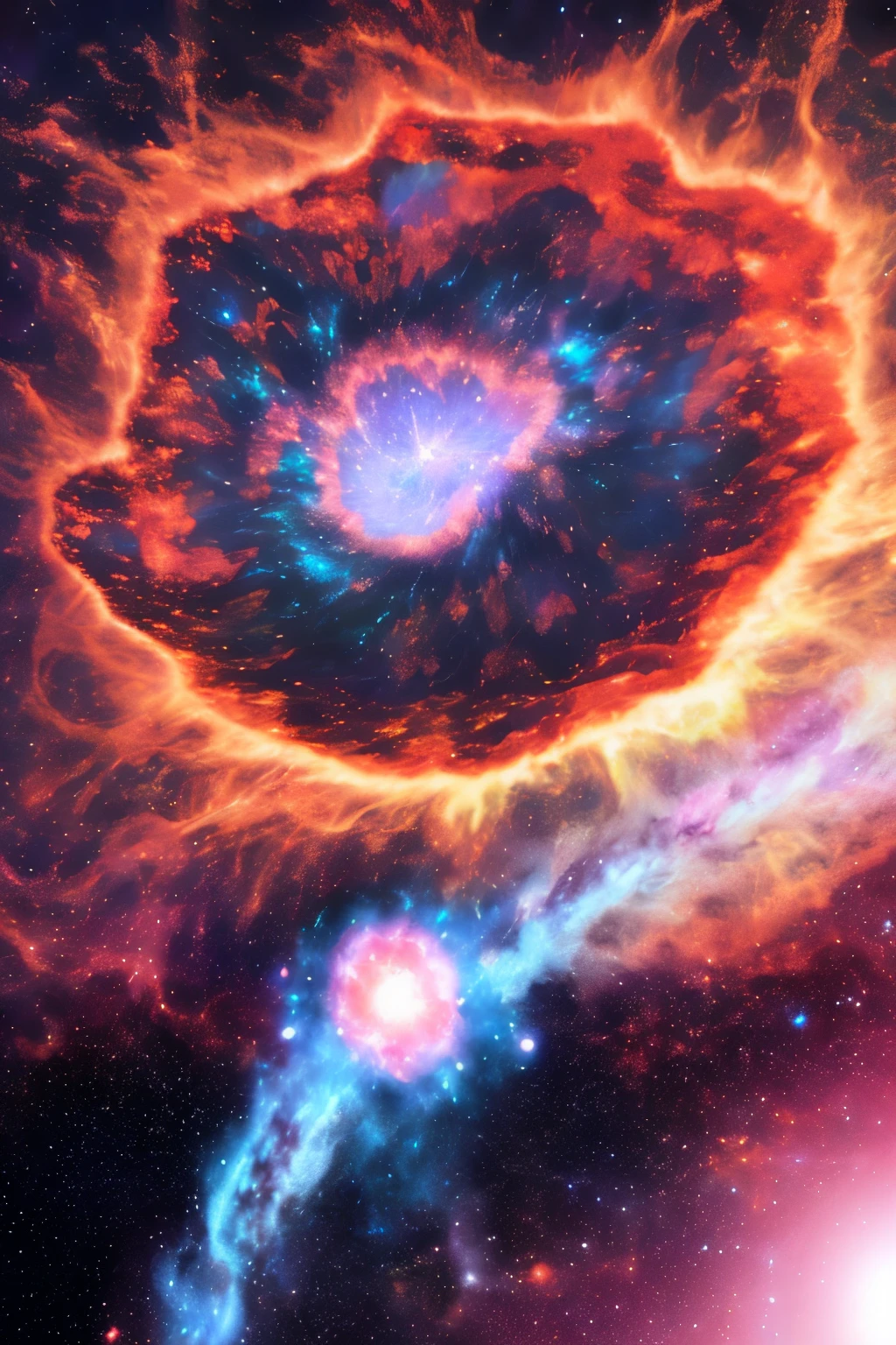 supernova, centralized image