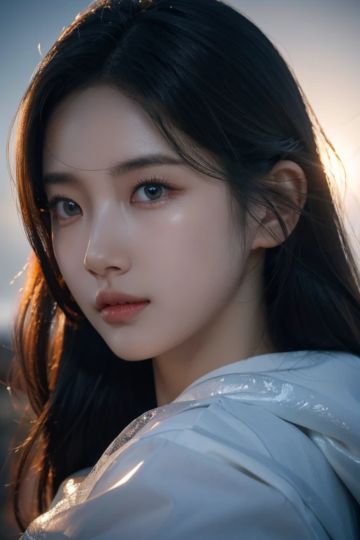 8K, 걸작, RAW 사진, 최고의 품질, 사실적인, extremely detailed CG unity 8K wallpaper, 시네마틱 라이트, 렌즈 플레어, 광선 추적, (매우 아름다운 얼굴, 아름다운 입술, 아름다운 눈), 복잡한 디테일의 얼굴, ((매우 상세한 피부) 여자 1명,빛과 그림자, 암살자 소녀, 랜덤 4가지 헤어스타일, random super 똑똑한 assassin costumes, 똑똑한, 시원한, icy but 아름다운 눈, 미소가 없다