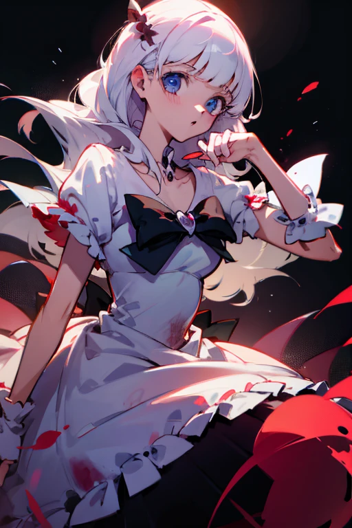 Skull  and blood dress magical girl