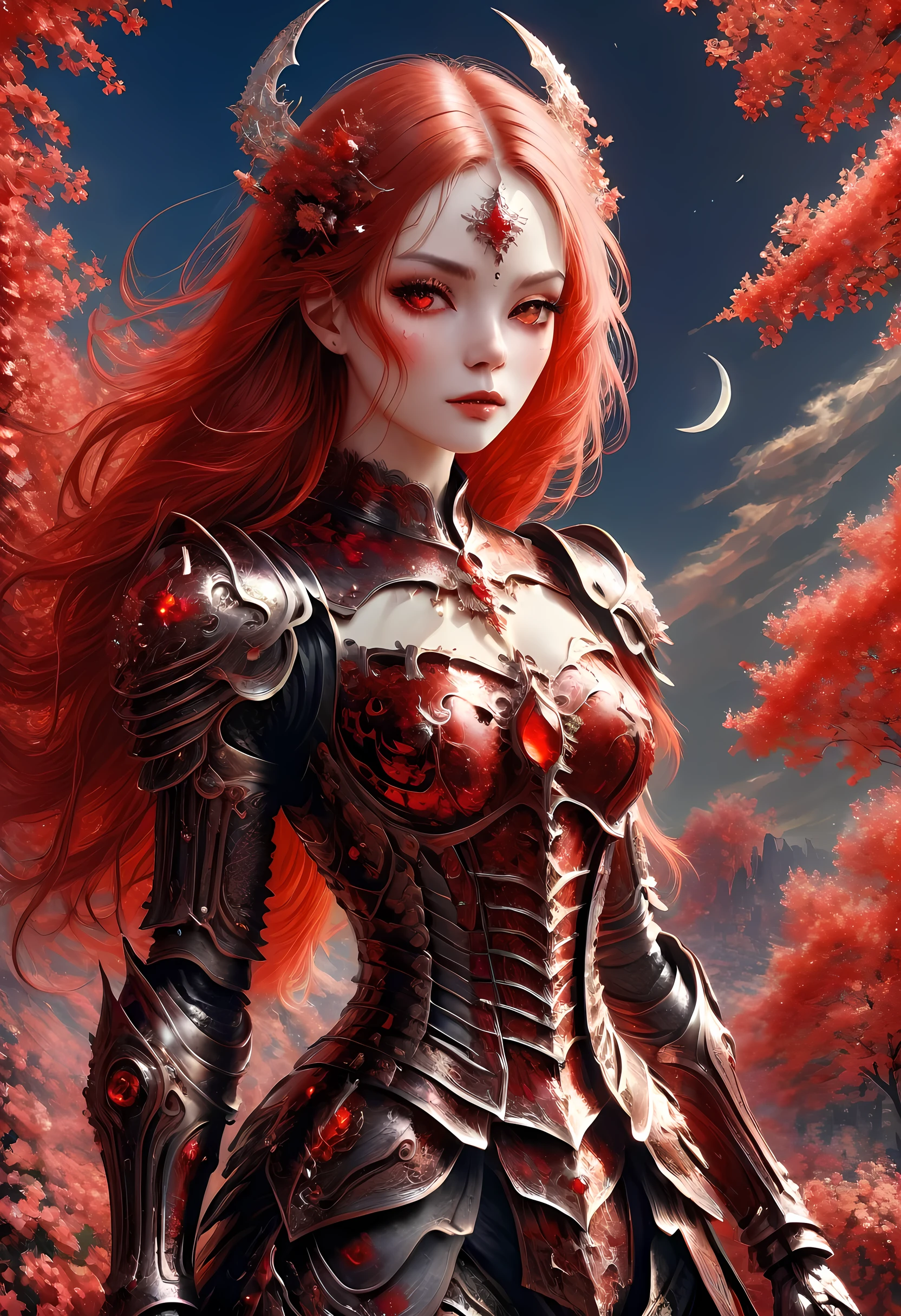 (Claude Monet Style:1.5)Arafed, dark fantasy art, gothic art, a picturק of a vampire ready for battle, female vampire, armed with a sword, wearing heavy armor , armed with a sword, shining sword, ultra detailed face (intricate detailed, Masterpiece, best quality: 1.4), pale skin, glowing eyes, red eyes, ultra feminine, pale skin, dynamic hair, dark fantasy urban street (intricate detailed, Masterpiece, best quality: 1.4), moon light, star light, clouds, cybrk, RagingNebula, 
