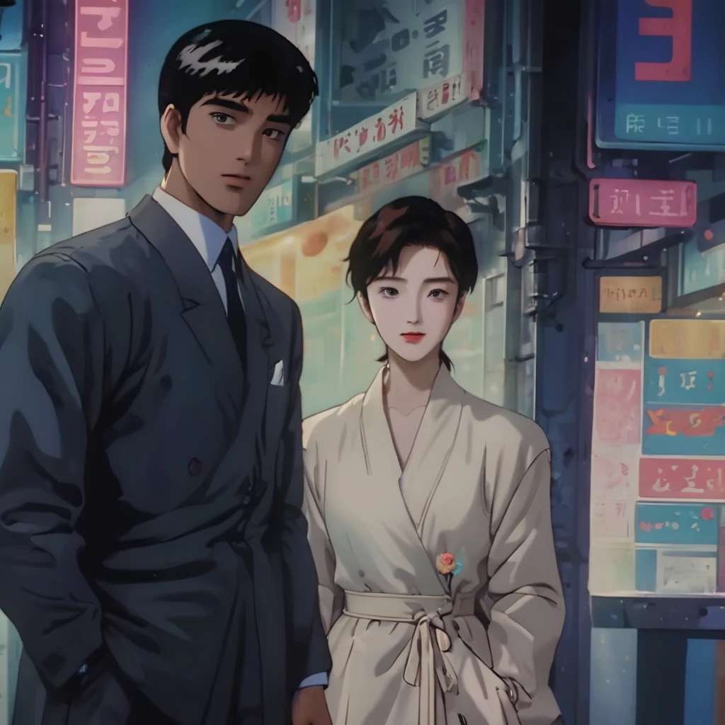 Beste Qualität des allgemeinen Aussehens. Sehr hochwertiger Anime-Look mit Vaporwave-Feeling im Stil der 80er, aber angesiedelt im Korea der 1950er Jahre, mit sowohl Männern als auch sehr femininen Frauen, sehr detailgetreuer, authentischem koreanischem kulturellem Aussehen, Aussehen, authentisch, genau, lebensecht, würdevoll, sehr gut aussehend, wunderschön und sehr süß, sehr attraktiv, gutaussehend, wunderschön, sehr koreanische junge Männer und Frauen zusammen in einem Viertel in Seoul der 1950er Jahre und einem zeitgenössischen Aussehen und Gefühl und Stil mit koreanischer Mode der 1950er Jahre mit einer sehr VIELFÄLTIGEN AUSWAHL und Variationen von Versionen des Aussehens, der Typen und Erscheinungsformen Koreas/ gutaussehende, große, ziemlich muskulöse, starke koreanische Männer, beste Qualität für Finger mit Daumen, sehr deutlich, scharf detailliert und definiert, süß, lieblich, feminin, schöne Frauen, junge, sehr attraktive und gutaussehende junge Männer und Frauen, bestes Qualitätsverhältnis, beide zusammen in Gruppeneinstellungen, junge, sehr attraktive, sehr unglaublich gutaussehende, ein bisschen Vaporwave und gutaussehende junge Männer und Frauen in eher kleineren Gruppen von 5 bis 9 Einstellungen mit einer VIELFALT und einer ganzen Reihe verschiedener Variationen, Version des physischen Aussehens und der Typen und Erscheinungen koreanischer Typen und Erscheinungen mit Schattierungen und Bereichen natürlicher, eher dunkelkastanienbrauner und dunkelbrauner Haartöne, realistisch und echt, ein Korea-Aussehen der 1950er im Hintergrund, alles schärfer, klarer, detaillierter, definiert alle Bilder detaillierter, sehr ullzang, Kawaii-Vibes, Gefühl einer Straße im Stil der 1950er in Seoul mit einer Vielzahl von Szenen aus dem koreanischen Leben der 1950er, auf schöne, echte Weise, auch irgendwie abgewinkelt, klarer geformt, geformte Aussehen und Typen, gutaussehend und schön, echt, authentisch, realistisch, HD, hohe Auflösung ,Erz detailliert gemeißelt geformt geformt sieht aus wie ein Merkmal der Koreaner in den 50er Jahren CFG Maßstab 7 Schritte 30