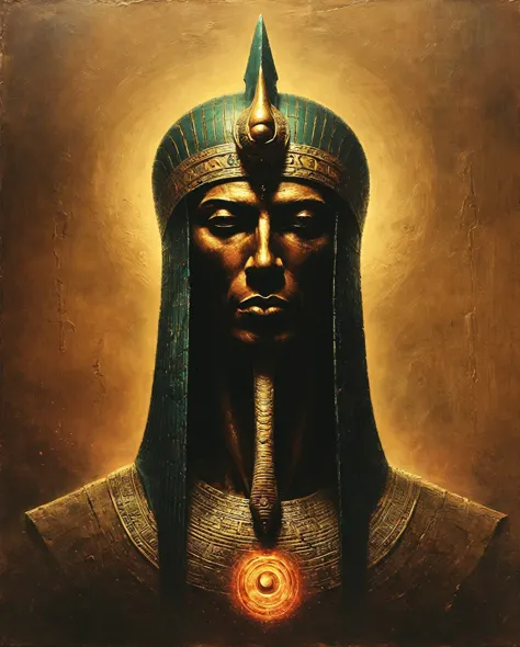 osiris(osiris)the god of death in mythology，he is also the ruler of the underworld.。he is the son of geb, the god of the earth.