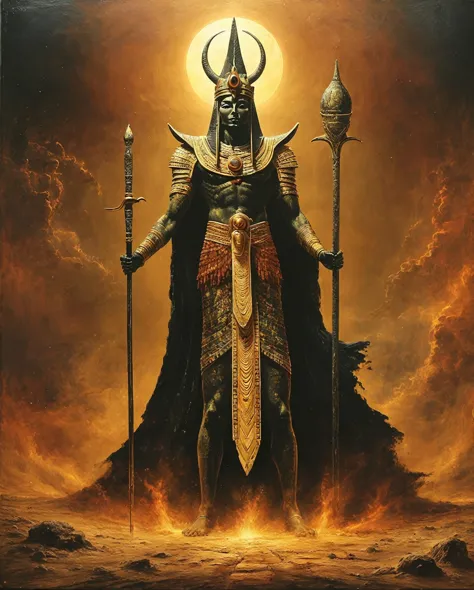 osiris(osiris)the god of death in mythology，he is also the ruler of the underworld.。