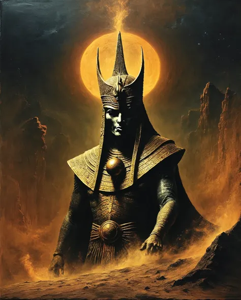 Osiris(Osiris)The god of death in mythology，He is also the ruler of the underworld.。