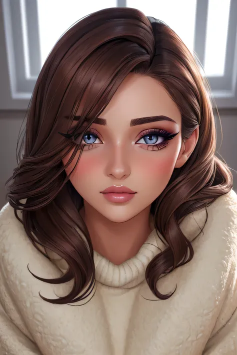 (best quality, ultra-detailed, realistic:1.37),beautiful detailed eyes,beautiful detailed lips,long eyelashes,perfectly styled h...