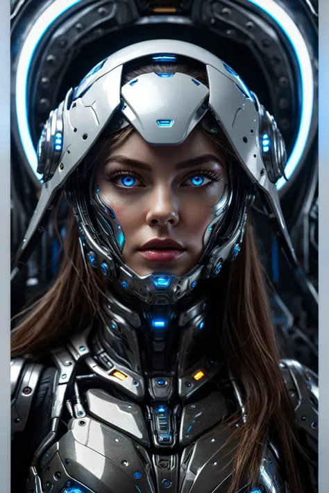 (best quality,4k,8k,highres,masterpiece:1.2),ultra-detailed,(realistic,photorealistic,photo-realistic:1.37),futuristic female cy...