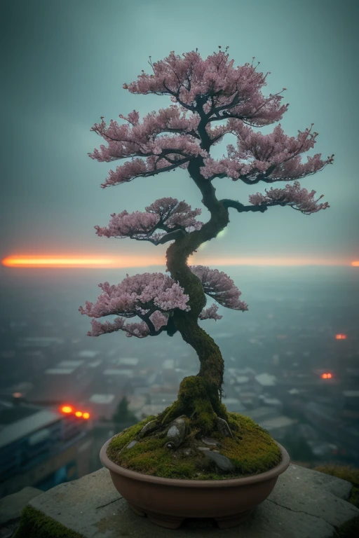 abstract colors, texture, film grain, skin pores:0.2 (tilt shift photography)1.2, intricate dramatic portrait of a beautiful (windblown)1.2 scifi steampunk (medieval fantasy magical cherry blossom bonsai tree)1.2 on top of a rocky mountain overlooking a futuristic (solarpunk)1.2 city, foggy morning, cinematic movie still frame, blade runner 2049, punk hair style, altered carbon, (analog style)1.3 (film grain)1.3,
(best quality, high quality, absurdres, intricate detail, masterpiece, cinematic), highly detailed, motion blur, film grain, noise, lens effects,
