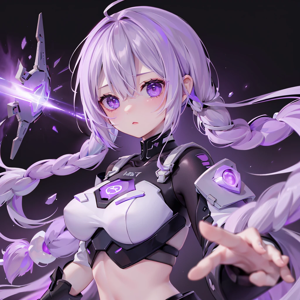 (masterpiece: 1.3)、(Highest品質: 1.2)、8k、Disorganized、unity 8k wallpaper、(Very detailed: 1.3)、Highest、malefemaleのカップル、Gray Hair、Purple Hair、Split Theme、male、female、cyber punk、