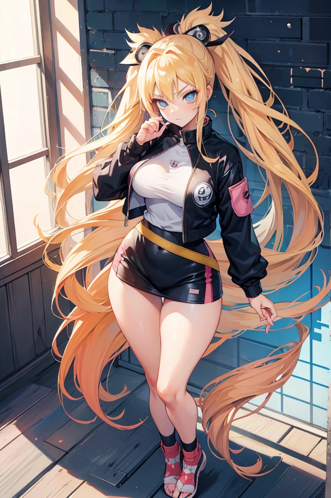 1 girl, naruto uzumaki as a girl, naruto genderswap, female naruto uzumaki, naruto genderbend (anime naruto) genderswap, female/girl/woman, feminine features, feminine body, great curves, , cute, hot, long blond hair, blond hair, long hair, tail in hair, ponytail in hair, blond ponytail, blue eyes, beautiful eyes, feminine blue eyes, girly outfit, modern clothes, nice clothes, fashionable outfit, ultrasharp, 4k picture, highly detailed, beautiful