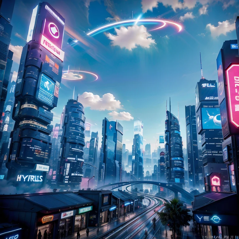 A technological  futuristic techno fantasy metroplois, cyberpunk streets, beautiful, view on the street focus, hyper modern architecture, sky with cosmos, 4k , uhd, photorealistic:1.4, masterpiece, at night, (on the streets point of view), ultra beautiful  colours , beautiful  atmosphere, vibrant colors