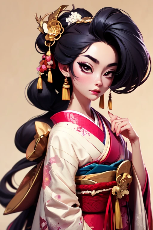 ((การวาดภาพสีน้ำ)) of a เกอิชา woman, close up Portrait de เกอิชา, Portrait of a เกอิชา, เกอิชาความงาม, เกอิชา, เกอิชาญี่ปุ่น, Portrait of a beautiful เกอิชา, แต่งผมเกอิชา, ศิลปะญี่ปุ่น, ภาพซามูไร, Portrait photo de เกอิชา, เกอิชาอธิบายว่าเป็นคนญี่ปุ่น, สไตล์ศิลปะญี่ปุ่น, แรงบันดาลใจจากโทโยฮาระ คุนิจิกะ