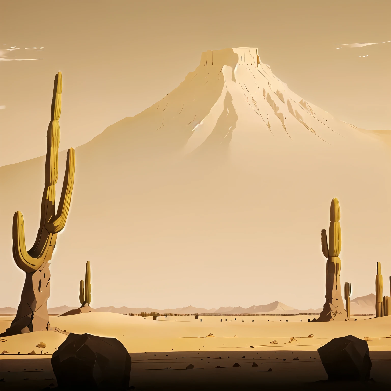 there is a 砂漠 scene with a mountain in the background, 砂漠 in the background, 砂漠 wasteland, 砂漠 background, new mexican 砂漠 background, 砂漠 environment, 砂漠 scenery, 砂漠 mesa, 背景美術, 砂漠, 砂漠 legalo, 砂漠 landscape, 背景美術work, 砂漠 planoo, 砂漠s and mountains, 砂漠よ, 砂漠 scene, 背景にいくつかの山, 砂漠 composition