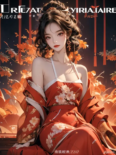 Gentle and lovely Chinese beauty, Exquisite and sexy clavicle, Charming goose egg face, Double eyelids, Bright peach blossom eye...