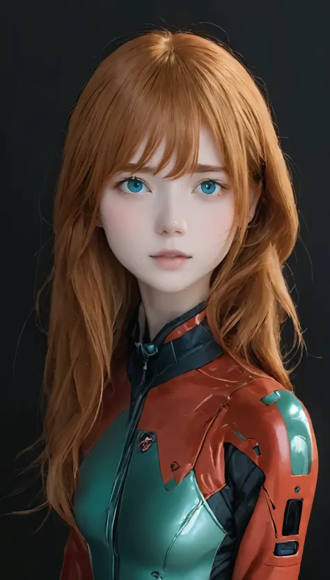 (((realistic))) photograph, masterpiece, highest quality, one girl, narrow waist, highest quality, pale skin, soul asuka langley...