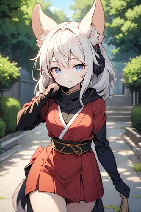 animal ears　girl　shinobi costume