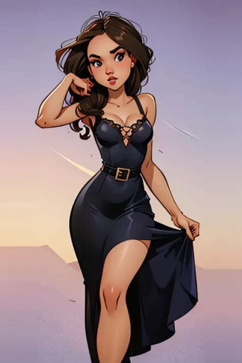 8k, SexyToon, there is a woman in a dress posing for a picture, promotional image, promotional image, promotional photo, promoti...