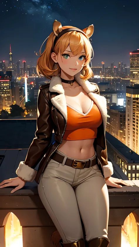 ,(highly quality, masterpiece, detailed), night city detailed scenario, night city detailed background, 20 years old girl, cleav...