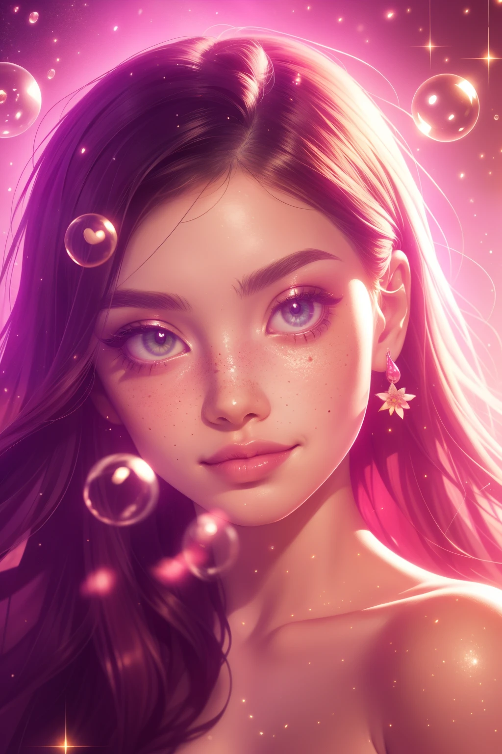 (นี่คือสิ่งที่สวยงาม, ซับซ้อน, (โรแมนติก) fantasy image that emphasizes beauty และ grace.) Generate a blind curvy woman กับ milky eyes และ soft natural freckles. Her face is important และ should be (เกิดขึ้นได้อย่างสมบูรณ์แบบ) กับ (beautiful ริมฝีปากบวม) และ (คุณสมบัติที่สมบูรณ์แบบ). มีปานกระที่น่ารักอยู่บนริมฝีปากของเธอ. The image exudes ethereal beauty และ soft fantasy, กับ ระยับing shades of pink throughout. Surround her กับ eternal roses in ระยับing shades. รับรองความสมบูรณ์แบบบนใบหน้าของเธอ, ผม, และ eyes. Include หวาน และ detailed birds และ soft, luminous flowers และ detailed roses. Utilize dynamic composition และ dramatic lighting และ cinematic lighting to create an น่าสนใจ fantasy image. The background of the image is น่าสนใจ และ ultra-detailed, กับ soft fantasy lighting และ gradients. รวมรายละเอียดแฟนตาซี, ออร่าน่ารัก, มีสีสัน, มีสีสัน, และ น่าสนใจ magical background. พื้นหลังของภาพตกแต่งด้วยโทนสีชมพู, ระยับ, แวววาว, และ fantasy details like colored bubbles และ cosmos. รวมไปถึงฝ้ากระที่ละเอียดอ่อน, natural freckles และ a diffused realistic skin tone. ผสมผสานองค์ประกอบแห่งจินตนาการอันสูงส่ง, แปลก, และ detailed elegance. กุหลาบอังกฤษ, เจ้าหญิง, โสเภณี, หญิงสูงศักดิ์, หวาน, น่ารัก, เงียบสงบ, น่ารัก, ระยับing, แวววาว, แวววาวing, จินตนาการทางโหราศาสตร์, (((ผลงานชิ้นเอก))), (คุณภาพสูงสุด), มายากลเพิ่มขึ้น, สวนแฟนตาซี, หน้าสวย, ใบหน้าที่สมบูรณ์แบบ, ริมฝีปากบวม, น่าสนใจ, ยิ้มขี้อาย, องค์ประกอบแฟนตาซี, มายากลเพิ่มขึ้น, ดวงตาสวย, perfect ริมฝีปากบวม, โทนสีอัญมณี, ความส่องสว่าง. Taken กับ a canon camera.