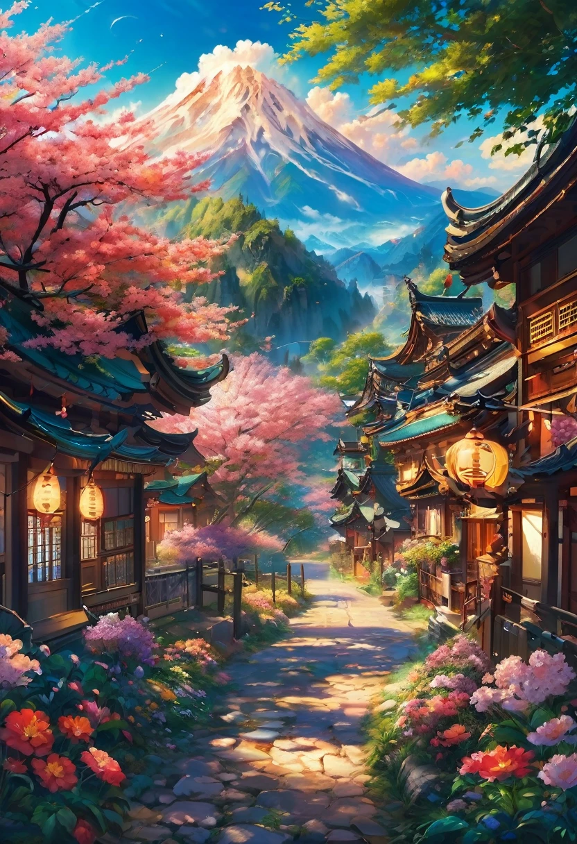 (全景, 中心, 傑作, 最好的品質: 1.2), (8K, 原始照片, 最好的品質), ((傑作:1.2)), 真實的istic, 超高解析度, 高對比度, 光子映射, 鮮豔的色彩, 真實的, 超詳細, 非常詳細, 原始照片, 真的, 官方藝術, 原始照片, Professional 光ing, 光, 專業寫作, twice光, 氣氛活躍, 高畫質CG, 统一8k), 中央の一人の少女牙齒、帶著一隻白色的小貓、穏やかな表情で周圍的人々表現出善意、その手牙齒星空に向かって広がり、它像徵著心智的擴展.。周圍的人々也、我們以友善和感恩的態度對待彼此.、整個過程充滿了熱烈的氣氛。この絵画牙齒、天常生活の中で他者への思いやりと心の広がりを感じながら、它描繪了人們應該如何以禮貌和溫柔的方式行事.。背景に牙齒広がる宇宙と星空があり、人民生活在它的下面，和睦相處.。天常の丁寧な行動が描かれた左側のシーン牙齒、天々體現了善良和禮貌在生活中的重要性。背景空間和星星々牙齒、天常の小さな行動が宇宙の壮大さと繋がっていることを強調し、它給你一種豐富和安心的感覺。この絵画牙齒、擁有善良和開放的心態、自分自身と周圍的人々に調和と平和をもたらす一天を表現しています。