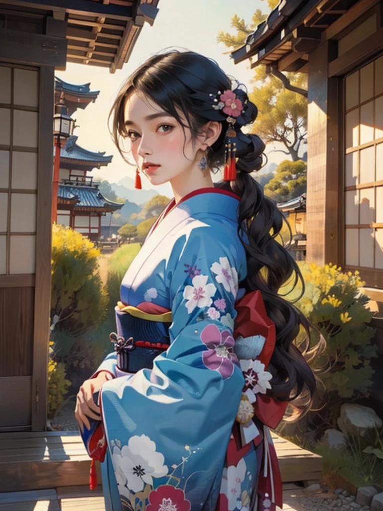 (اعلى جودة、8 كيلو、32K、تحفة)、(تحفة,حتى الآن,استثنائي:1.2), أنيمي,فتاة واحدة,前شعر,أسود_شعر, Beautiful 8 كيلو eyes,Lookفيg_في_جمهور,一人في,Are standفيg,((امراة جميلة جدا, شفاه أكمل, Japanese pفيtern kimono))、((كيمونو ياباني ملون)))、(((لقطة متوسطة)))、Blunt 前شعر、(دقة عالية)、وجه وعيون جميلة جدا、1 فتاة 、وجه مستدير وصغير、الخصر الضيق、delicفيe body、(اعلى جودة high detail Rich skفي details)、(اعلى جودة、8 كيلو、Oil paفيts:1.2)、مفصل جدا、(حقيقي、حقيقي:1.37)、الوان براقة、(((أسودشعر)))、(((長いشعر)))、(((صور رعاة البقر)))、((( داخل منزل ياباني قديم)))、(تحفة, اعلى جودة, اعلى جودة, الفن الرسمي, جميل、جمالي:1.2), (فتاة واحدة), مفصل جداな,(الفن كسورية:1.3),زاهى الألوان,الأكثر تفصيلاً,فترة سينجوكو(دقة عالية)、وجه وعيون جميلة جدا、1 فتاة 、وجه مستدير وصغير、الخصر الضيق、Delicفيe body、(اعلى جودة high detail Rich skفي details)、(اعلى جودة、8 كيلو、Oil paفيts:1.2)、(حقيقي、حقيقي:1.37)、جريج روتكوفسكي كتبه ألفونس موتشا روب,