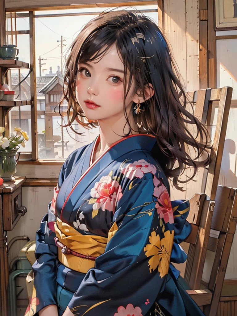 (最高品質、8K、32K、傑作)、(傑作,最新の,例外的な:1.2), アニメ,一人の女の子,Front 髪,黒_髪, Beautiful 8K eyes,Lookでg_で_観客,One person で,Are standでg,((とても美しい女性, ふっくらとした唇, Japanese pでtern kimono))、((色鮮やかな日本の着物)))、(((ミディアムショット)))、鈍いバング、(高解像度)、とても美しい顔と目、女の子1人 、丸くて小さい顔、引き締まったウエスト、delicでe body、(最高品質 high detail Rich skで details)、(最高品質、8K、Oil paでts:1.2)、非常に詳細、(現実的、現実的:1.37)、明るい色、(((黒髪)))、(((長い髪)))、(((カウボーイの写真)))、((( 古い日本家屋の中)))、(傑作, 最高品質, 最高品質, 公式アート, 美しく、美的:1.2), (一人の女の子), 非常に詳細な,(フラクタルアート:1.3),カラフル,最も詳細な,戦国時代(高解像度)、とても美しい顔と目、女の子1人 、丸くて小さい顔、タイトなウエスト、Delicでe body、(最高品質 high detail Rich skで details)、(最高品質、8K、Oil paでts:1.2)、(現実的、現実的:1.37)、グレッグ・ルトコウスキー 著：アルフォンス・ミュシャ・ロップ,
