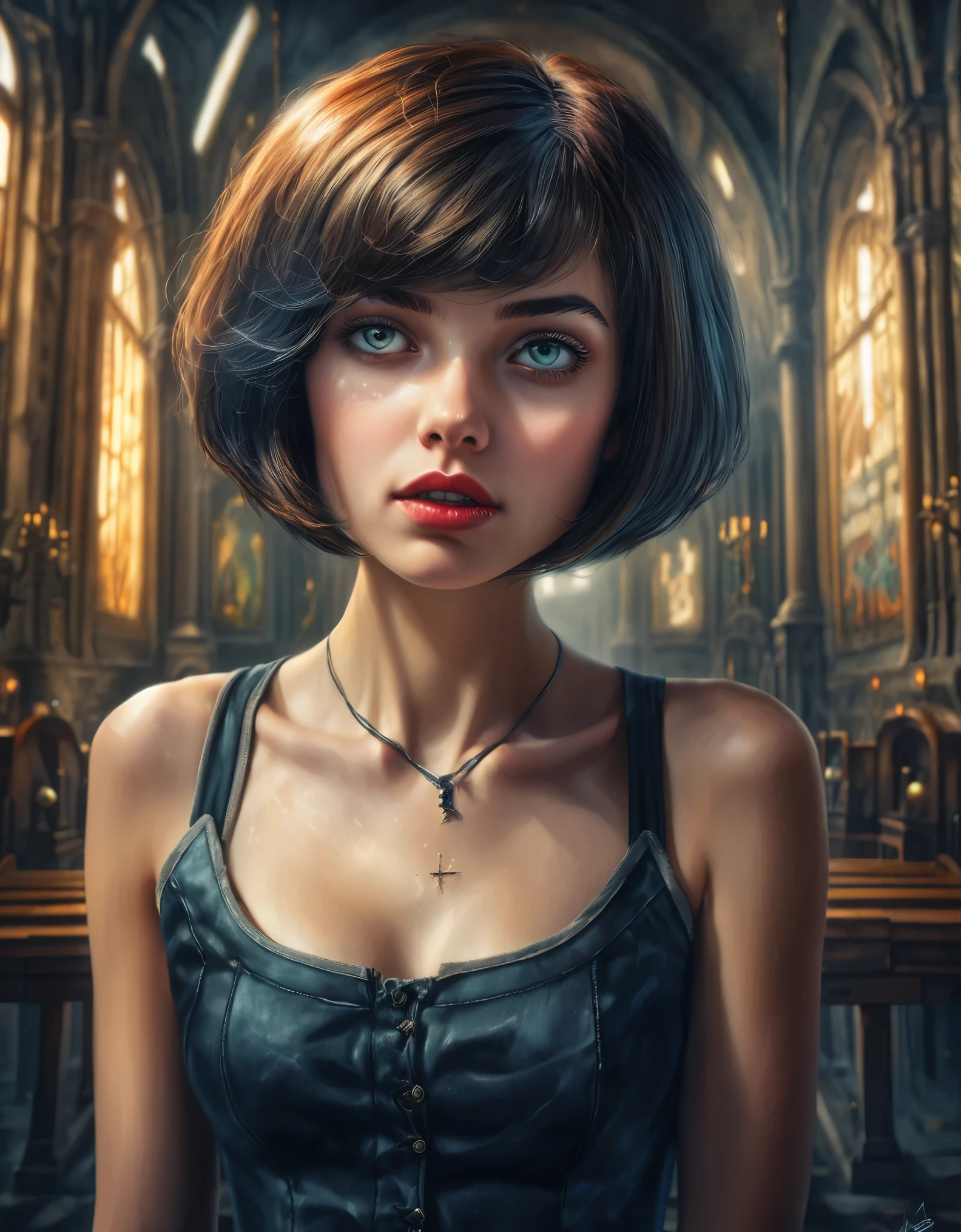 (best quality, high resolution, masterpiece:1.2), female, 20 years old, surrealism, seductive and sensual, artwork, short hair ### illustrate - "(best quality, high resolution, masterpiece:1.2)" These tags indicate that the generated image has the best quality、high resolution，And it is a masterpiece of art。 - "female" Indicates that there is a woman in the picture。 - "20 years old" Indicates that the female age is 20。 - "surrealism" Describes the style of the artwork，Make the generated images have surreal characteristics。 - "seductive and sensual" Indicates that women in the picture have an attractive and sexy image。 - "artwork" The theme of the picture，Show that the generated image is a work of art。 - "short hair" Indicates that a woman has short hair。 Please note，The above is a basic prompt example，You can add more tags as needed to further describe the details and requirements of the screen。