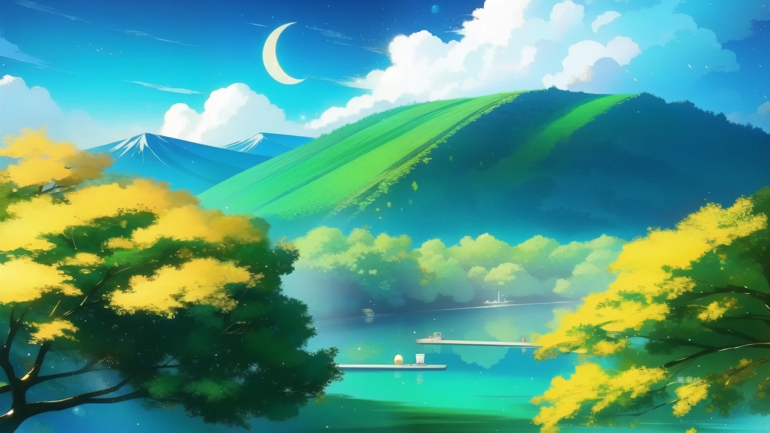 Japan landscape paintings、５moon、Koinobori、Fresh greenery、anime art wallpaper 4k, anime art wallpaper 4k, Anime Art Wallpapers 8K,  Trending Anime Art