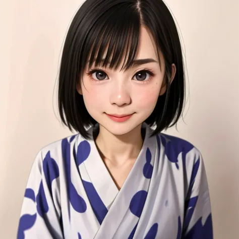 (kawaii 24 year-old japanese girl, nogizaka idol, korean idol), glossy brown hair, (very short hair:1.2), beautiful black eyes, ...