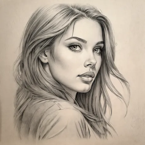 drawing of a woman , drawing, draw with pencil, draw with pencil, detailed beautiful , detailed beauty , matte drawing ,draw wit...