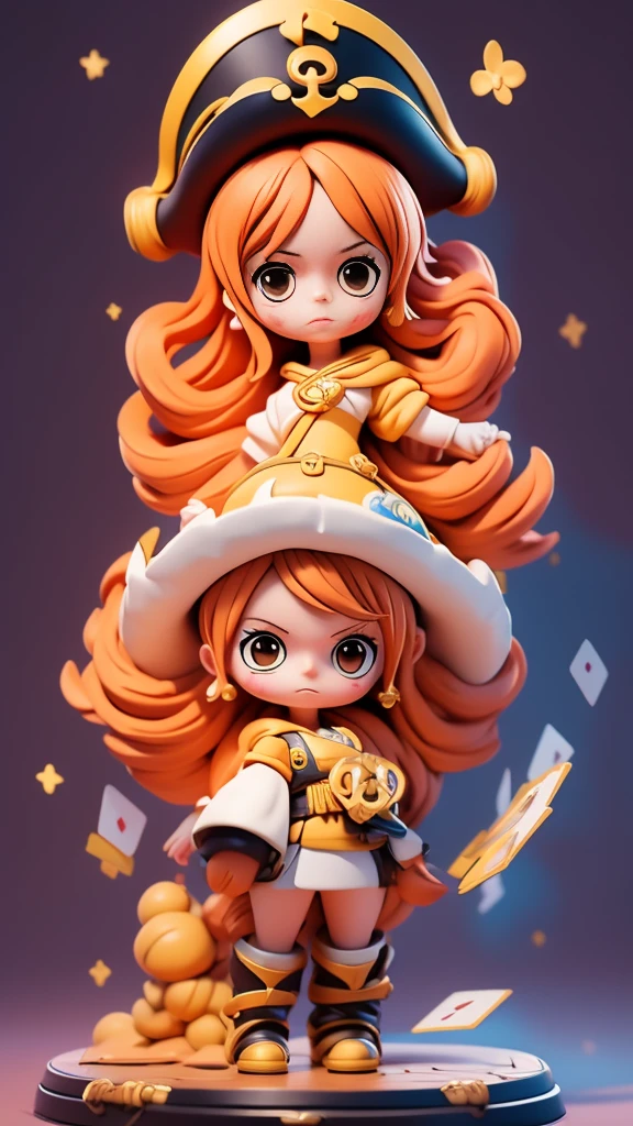 generate anime style nami onepiece one piece, com cabelos longos laranjados e amarrados, olhos perfeitos e detalhados, seios grandes e decotados, beautiful legs wearing black boots standing on pirate ship. The image features high definition 4k HDR resolution.Tarot Cardajor arcana、Positive position、All 22 Cards、22 divisionasterpiece、realisiticTarot Cardajor arcana、Positive position、All 22 Cards、22 divisionasterpiece、realisitic