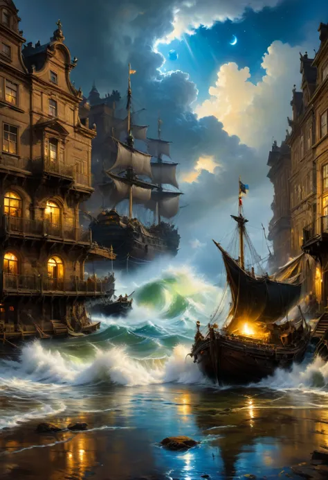 made of liquid metal, by andreas achenbach, best quality, masterpiece, very aesthetic, perfect composition, intricate details, u...