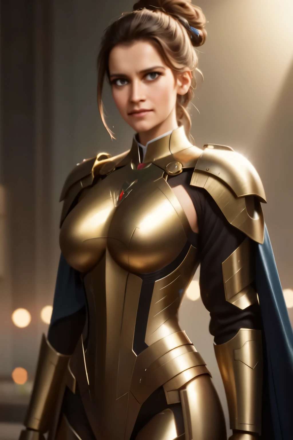 a close up full figure of a woman in a suit of armor, medium close - up ( mcu ), 8k artgerm bokeh, wojtek fus, ig model | artgerm, ross tran 8 k, by ruan jia and stanley artgerm, by Jason Chan, cinematic. by leng jun, by Yang J, yanjun chengt