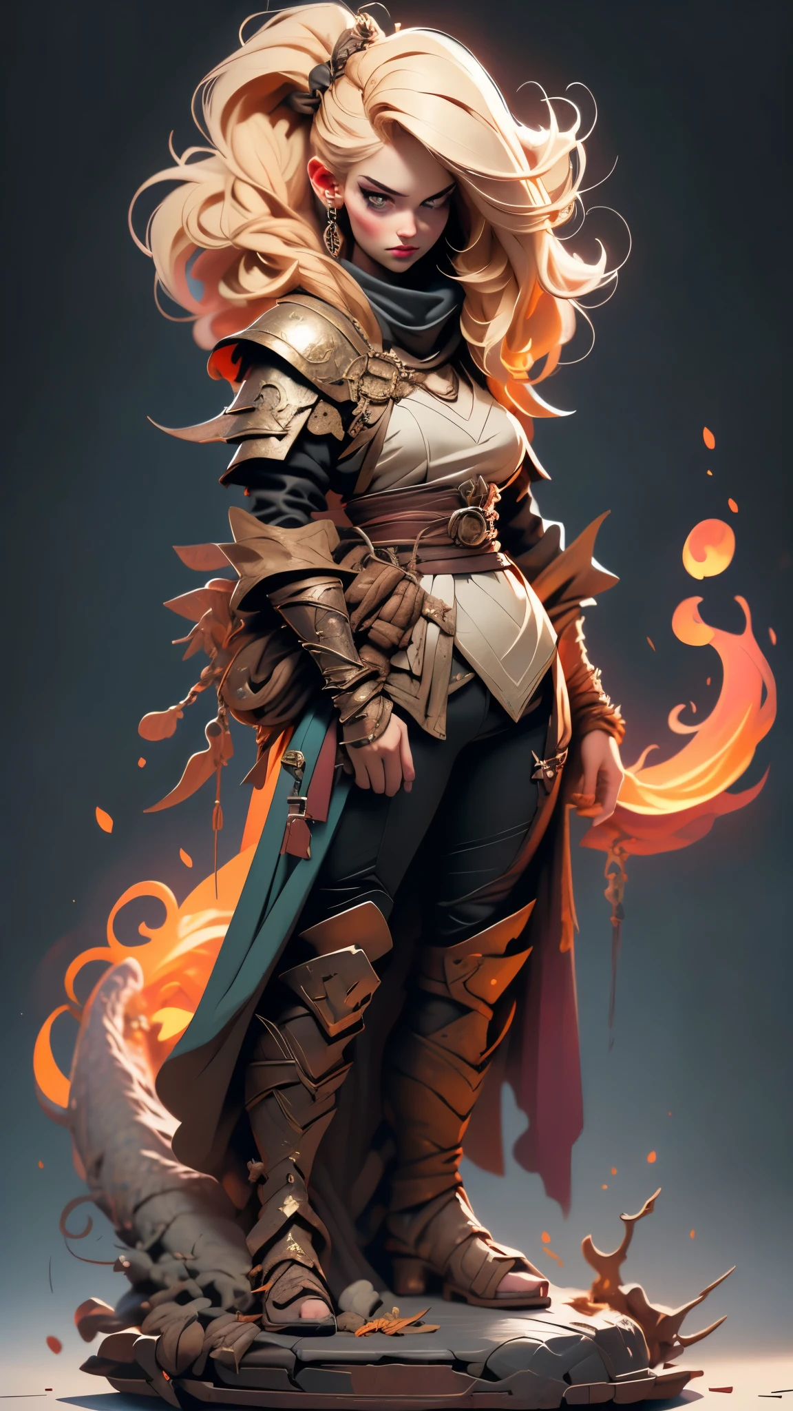 (best quality,4k,8k,highres,masterpiece:1.2),ultra-detailed,(best quality,realistic:1.2), realistic, a young girl ( LeeleeSobieski ) (16-17 years old) a sorceress, fiery red curly hair,freckles,sorceress's clothes (fantasy, acts of the 13th- 14th centuries),releases a fireball from her right palm forward towards the forest,mysticism, fantasy, witchcraft, rendering 8k, HDR, photorealism,furious gaze, fire attacks, cleavage, tearing mantle, (clothes) , scarlet cloak,fighting posture,cute face,pale white skin, vibrant colors, HDR, 8k, absurdres, cinestill 800, sharp focus, add_detail:2, Ultra HD | | | ((Fullbody-shot)) add_detail:2 (1woman, solo)
