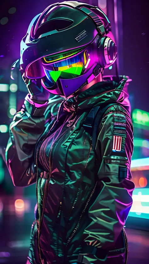 (good structure),high dynamic range,ultra high definition,8k,1 girl,blurred background,cyberpunk protective clothing,cyberpunk p...