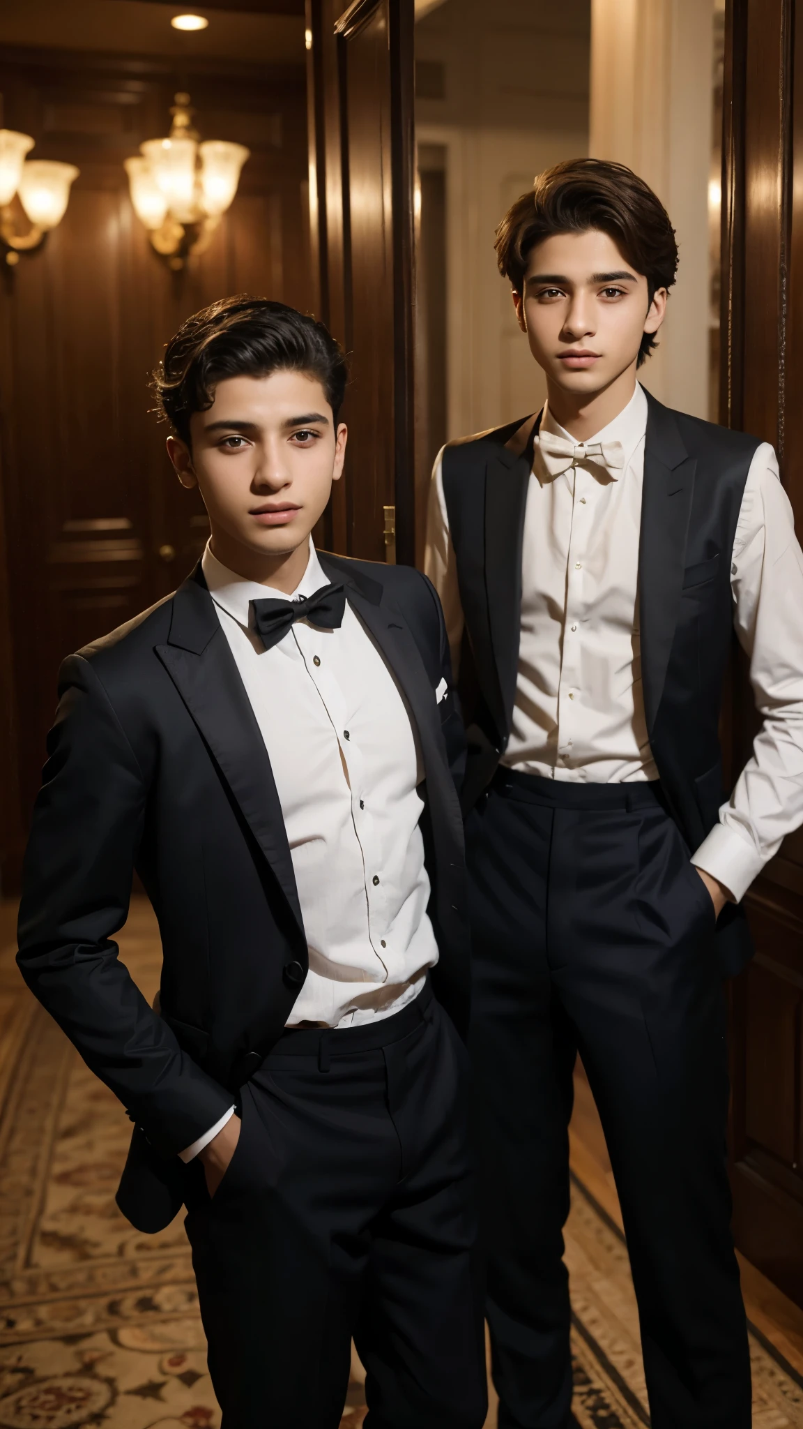 There is a man in a suit and tie posing for a photo., around 19 years, taken in the early 2020s, riyahd cassiem, 18 years, mohamed chahín, tommy 16 years old, youngster, 16 years old, perfect face and boy, taken in the late 2000s