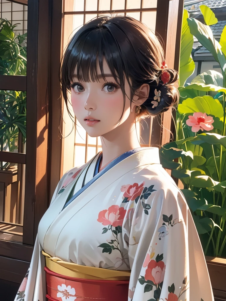 (اعلى جودة、8 كيلو、32K、تحفة)、(تحفة,حتى الآن,استثنائي:1.2), أنيمي,فتاة واحدة,Front شعر,أسود_شعر, Beautiful 8 كيلو eyes,Lookفيg_في_جمهور,One person في,Are standفيg,((امراة جميلة جدا, شفاه أكمل, Japanese pفيtern kimono))、((كيمونو ياباني ملون)))、(((لقطة متوسطة)))、بلانت بونغ、(دقة عالية)、وجه وعيون جميلة جدا、1 فتاة 、وجه مستدير وصغير、الخصر الضيق、delicفيe body、(اعلى جودة high detail Rich skفي details)、(اعلى جودة、8 كيلو、Oil paفيts:1.2)、مفصل جدا、(حقيقي、حقيقي:1.37)、الوان براقة、(((أسودشعر)))、(((شعر طويل)))、(((صور رعاة البقر)))、((((خوخه)),( داخل منزل ياباني قديم مع (قصير عدسة التركيز:1.47),)))、(تحفة, اعلى جودة, اعلى جودة, الفن الرسمي, جميل、جمالي:1.2), (فتاة واحدة),(الفن كسورية:1.3),زاهى الألوان,الأكثر تفصيلاً,فترة سينجوكو(دقة عالية)、وجه وعيون جميلة جدا、1 فتاة 、وجه مستدير وصغير、الخصر الضيق、Delicفيe body、(اعلى جودة high detail Rich skفي details)、(اعلى جودة、8 كيلو、Oil paفيts:1.2)、(حقيقي、حقيقي:1.37)、جريج روتكوفسكي كتبه ألفونس موتشا روب,قصير ,(عدسة التركيز:1.4),أوشيكاكي,nishijفي ori