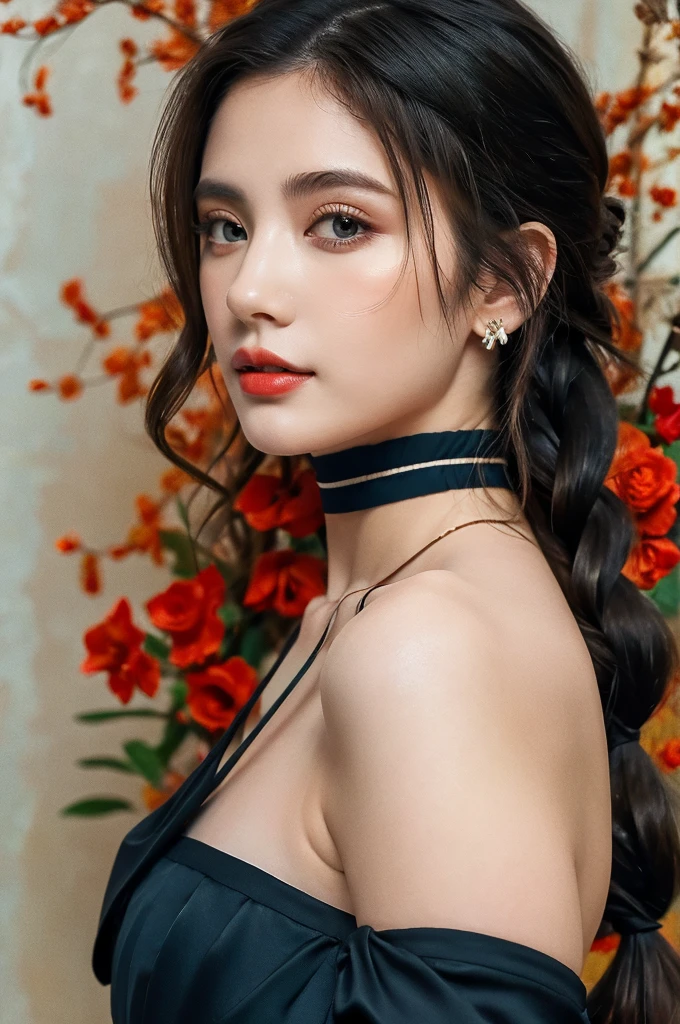 ( masterpiece, top quality, best quality,8k,years old girl,ultra detailed,raw photo:1.5),(photorealistic:1.4), (cinematic lighting), PerfectNwsjMajic, , Surrealism, UHD, ccurate, Super detail, textured skin, High detail, Best quality, dynamic angle, White skin,[Beautiful blue eyes], high nose,(1girl),(good anatomy:0.5)), Dreamy atmosphere,expressive brush strokes, mystical ambiance, Artistic interpretation, a whimsical illustration,dark, Subtle colors and tones, mystical aura, niña02, photographed on a Nikon Z7 II mirrorless camera,120 mm F/4 Wide angle
girl02, 1girl, solamente, Cabello largo, Mirando al espectador, cabello negro, mangas largas, braid
A woman in a white dress and a black braid with a blue and red pattern at the neck, Chen Lu, Moda Art Nouveau bordada, Un retrato de personaje, aestheticism,
A woman wearing a black top and a red scarf with a red and white design at the neck, Chen Jiru, Moda Art Nouveau bordada, A silkscreen, cloisonnismo
La mejor calidad, Obra maestra, Ultra detallado, Disparo de vaquero, afluente, 3dmm, boceto a tinta, tinta de color, renderizado de tinta, Renderizado de octanaje, Pasteles, papel de arroz, 1girl, hermosos ojos detallados, (Peinado alternativo), Cabello ultra detallado, elegante, (encantador), (delicado), bonita, Lindo, vestido de encaje, en el centro del marco, cadencia, fantasy, Mirando al espectador,((upper body)), forest