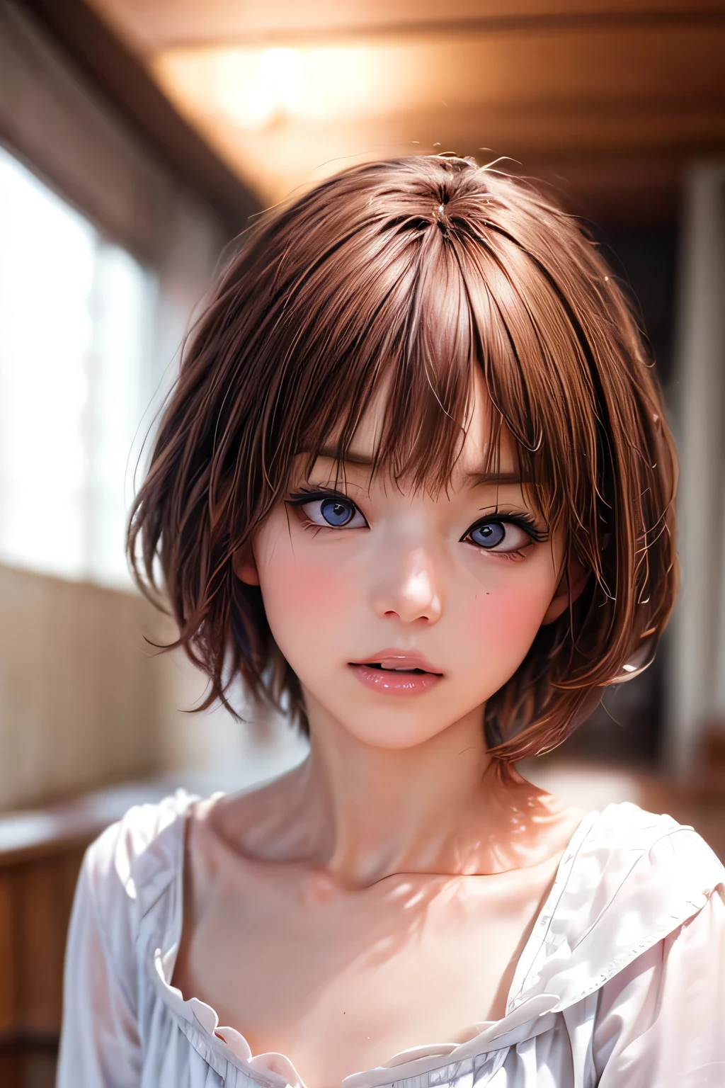 (NSFW:-1.5), (masterpiece:1.3), (8k, photorealistic, RAW photo, best quality: 1.4), 
cinematic lighting, 
(1boy), beautiful face, (realistic face), 
beautiful hairstyle, (short hair :1.5),
realistic eyes, beautiful detailed eyes, 
(realistic skin), beautiful skin, 
(blouse), 
absurdres, attractive, 
ultra high res, ultra realistic, highly detailed, 
golden ratio,  
