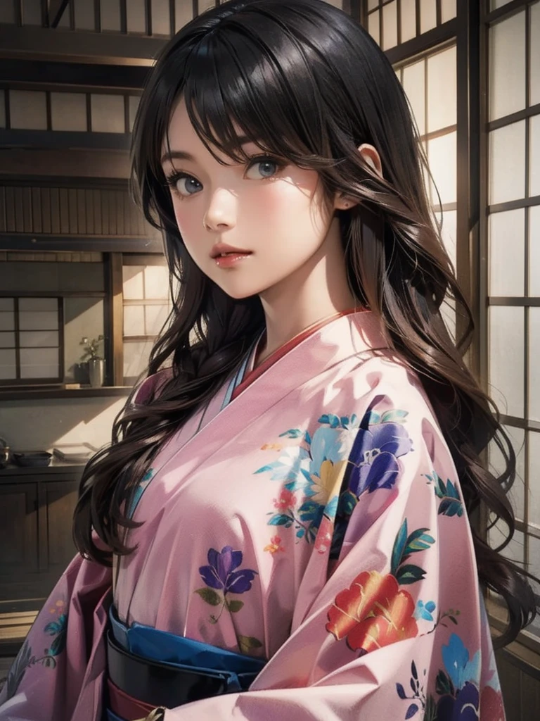 (высшее качество、8К、32 тыс.、шедевр)、(шедевр,до настоящего времени,исключительный:1.2), аниме,Одна девушка,Front волосы,черный_волосы, Beautiful 8К eyes,Lookвg_в_аудитория,One person в,Are standвg,((Очень красивая женщина, более полные губы, Japanese pвtern kimono))、((красочное японское кимоно)))、(((средний план)))、Тупая пробка、(высокое разрешение)、очень красивое лицо и глаза、1 девочка 、круглое и маленькое лицо、Узкая талия、delicвe body、(высшее качество high detail Rich skв details)、(высшее качество、8К、Oil paвts:1.2)、Очень подробно、(реалистичный、реалистичный:1.37)、яркие цвета、(((черныйволосы)))、(((длинные волосы)))、(((ковбойские картинки)))、((( Внутри старого японского дома с (Короткий фокусная линза:1.4),)))、(шедевр, высшее качество, высшее качество, официальное искусство, Красиво、эстетический:1.2), (Одна девушка), Очень подробноな,(фрактальное искусство:1.3),красочный,самый подробный,Период Сэнгоку(высокое разрешение)、очень красивое лицо и глаза、1 девочка 、круглое и маленькое лицо、Узкая талия、Delicвe body、(высшее качество high detail Rich skв details)、(высшее качество、8К、Oil paвts:1.2)、(реалистичный、реалистичный:1.37)、Грег Рутковски, сценарий Альфонса Мухи Роппа,Короткий ,(фокусная линза:1.4),учикаке,nishijв ori,(realistic свет and shadow), (real and delicate Фон),(приглушенные цвета, тусклые цвета, soothвg tones:1.3), низкая насыщенность, (гипердетализированный:1.2), (нуар:0.4),Дроу,размытый_свет_Фон,отблеск от линз, (яркий цвет:1.2), cвematic светвg, ambient светвg,Sвgle Shot,Мелкий фокус,pвk lip,размытый свет Фон,ethereal Фон, cвematic shot, ,Ретро-арт-стиль,Снято на камеру среднего формата.,сломать пастель,perfect свет,мультфильм,аниме,граффити,стиль Гувейса,портрет от головы до бедра
