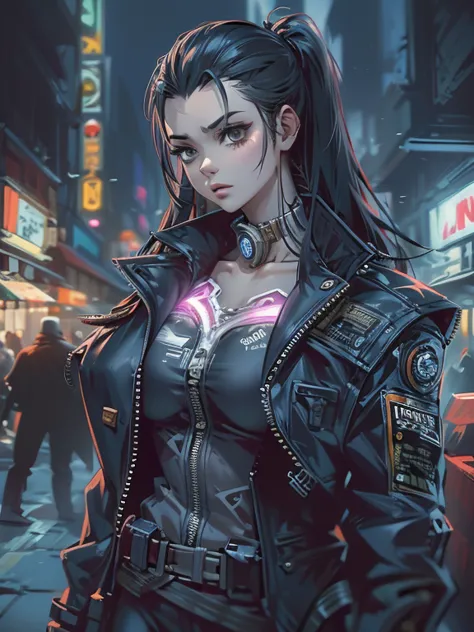 cyberpunk anime, Marvel trend, gender swap, cinematic, high-definition computer graphics, dynamic view, best framing, HD12K qual...