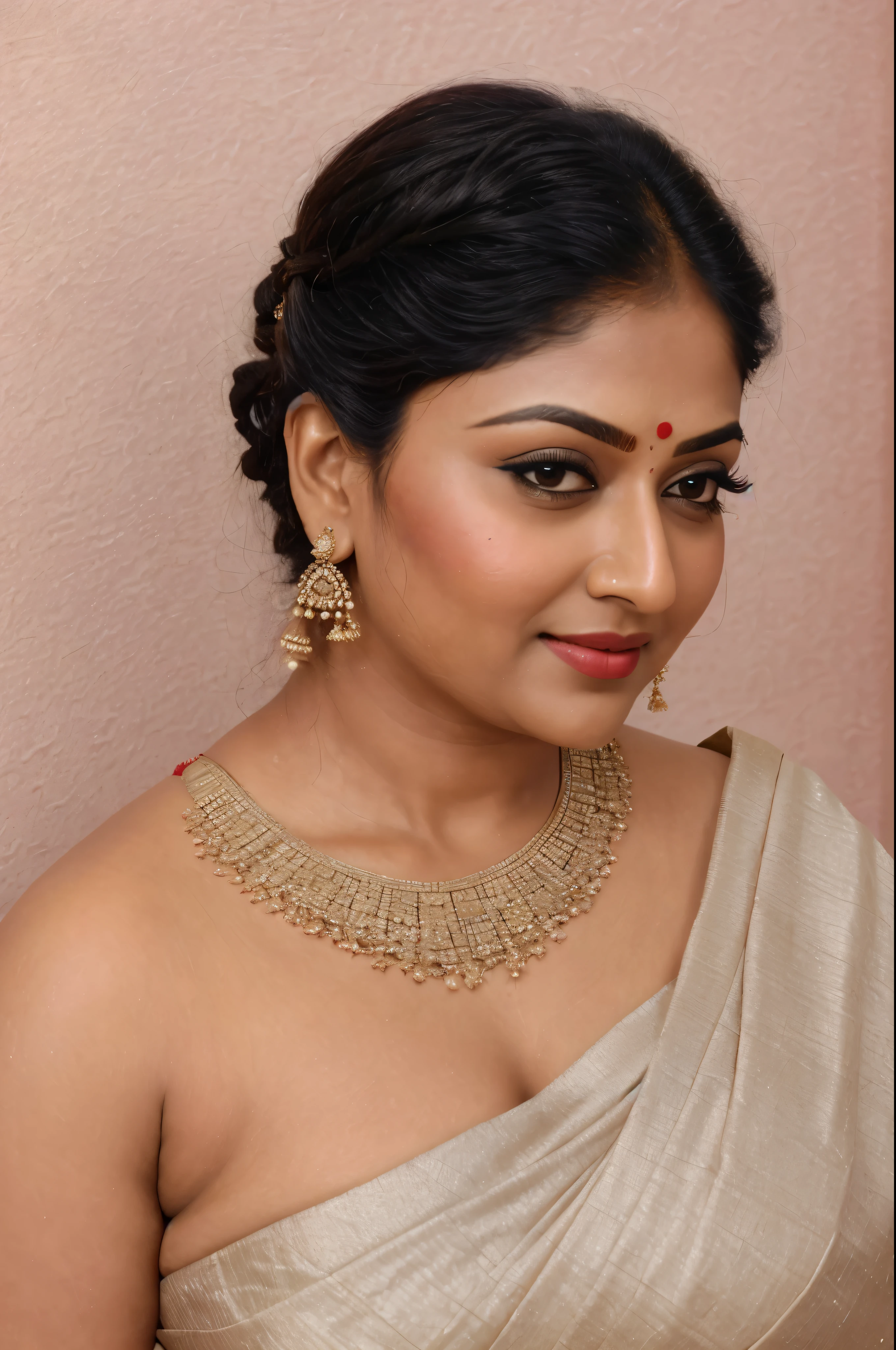 Anupa hot cleavage photos in sari sari sari sari sari sari sari sari sari  sari sar - SeaArt AI