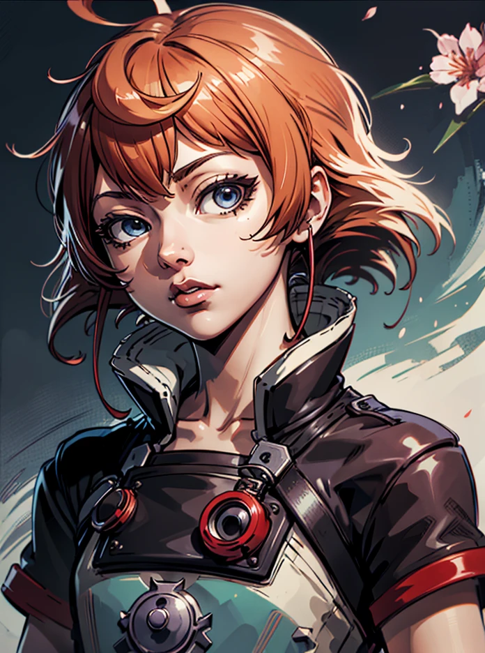 1girl, sakura futaba, closeup portrait, masterpiece, newest, best quality, high quality, soejima_shigenori