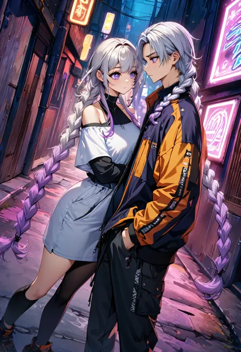 (((8k wallpaper，Extremely detailed CG :1.2, masterpiece, High resolution:1.2, Top quality:1.2))),A couple of lovers boy and girl...
