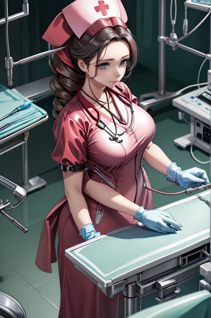 nurse uniform,hospital, latex nurse suit,nurses,busty,elbow gloves,labcoat,black hair woman,red eyes , gigantic ,medical instruments,asian nurse,two nurses,speculum,examination room,oversize ,big ass ,strap on, lay on table ,legs spreaded,giving birth,gyno chair , dentist,Milf,latex,red uniform,oversize breasts