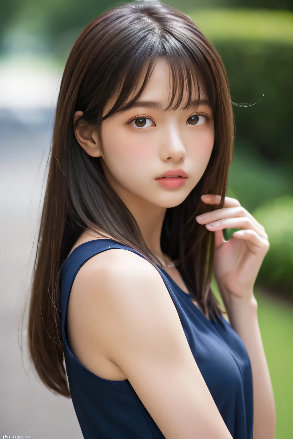  (8k, RAW Photos, highest quality, masterpiece:1.3), (Realistic, photo-Realistic:1.4), (Highly detailed 8k wallpaper), Sharp focus, Depth of written boundary,
 Japanese Idols,very cute,10 years old ,(Long and straight hair :1.3 ), Upper Body, Highly detailed face and eyes,(Shiny skin:1.2),Cinema Lighting, Soft Light, Blur the background, Bokeh , ( Dynamic pose:1.3), (It&#39;s ,Inside the room,