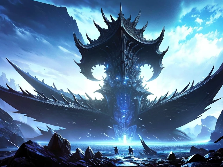 Fantasy anime, cinematic, computer graphics, high-default, wide view, dynamic view, HD8K quality, Jormungand Son Loki's bestial son, threatening eyes, sharp teeth, lifting threatening the depths of the ocean, colossal marine serpent, legendary Nordic trend, clouds dark and stormy sea,