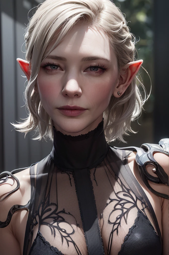 ((cate Blanchett (25)), beautiful detailed eyes, beautiful detailed lips, extremely detailed eyes and face, long eyelashes, 1 girl, drow elf, midnight black skin, solid violet eyes, silver hair, confident, vicious, wearing only scant body jewelry in the style of a spider web, snake whip, unclad), fearless, best quality, 4k, 8k, highres, masterpiece:1.2, ultra-detailed, realistic, photorealistic, photo-realistic:1.37, HDR, UHD, studio lighting, ultra-fine painting, sharp focus, physically-based rendering, extreme detail description, professional, vivid colors, bokeh, full body portrait
