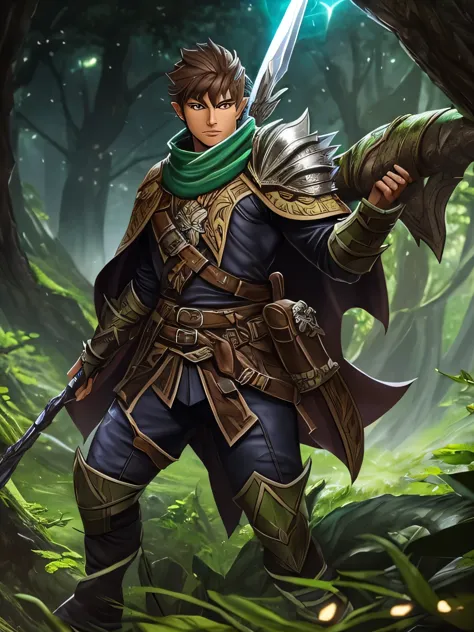 Create a hero character for my tabletop rpg campaign based on this information: Orion, the Legendary Hunter: race: Elfo da Flore...