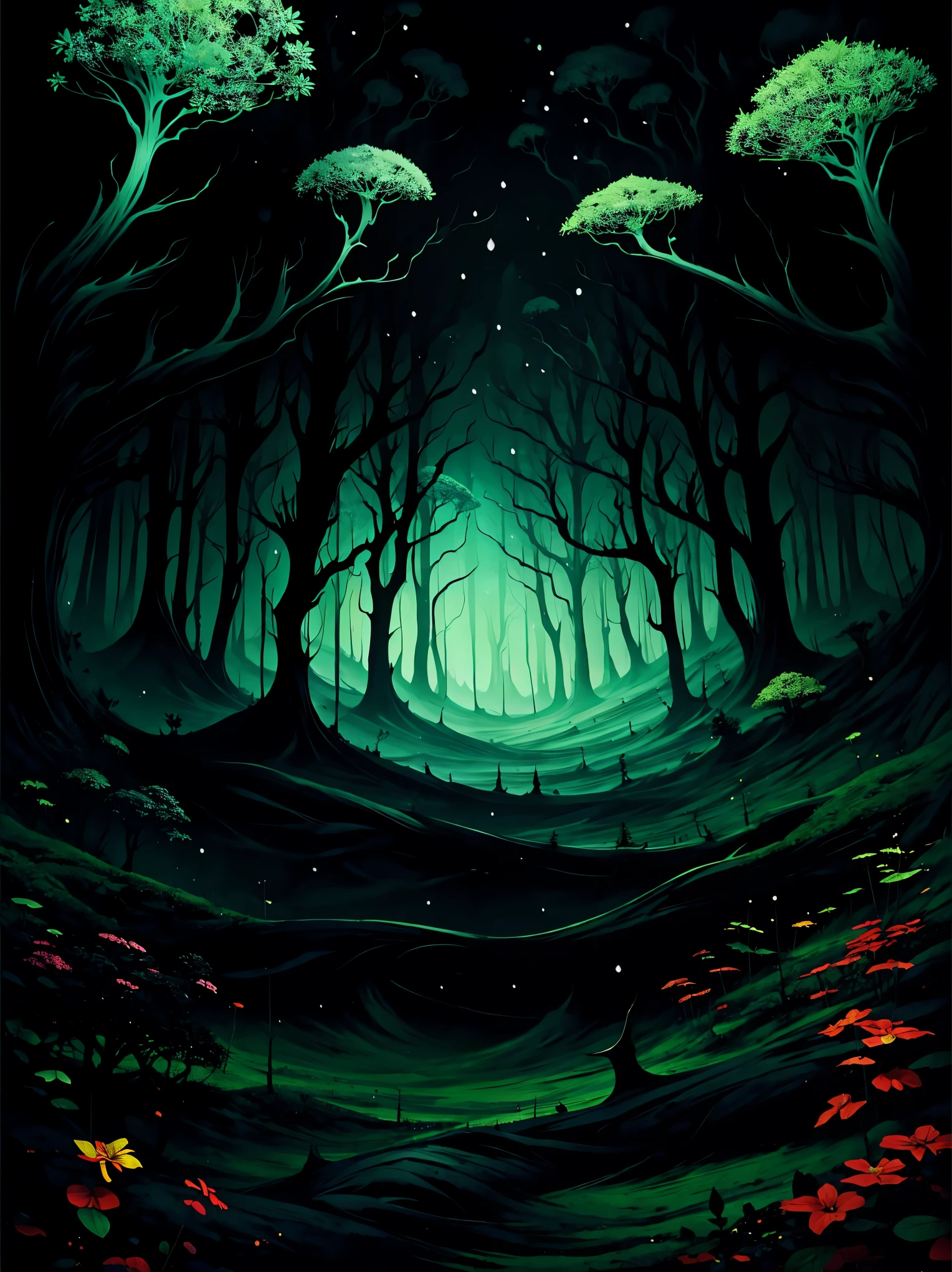 埃多布恐怖风景, 没人, 闹鬼的黑森林