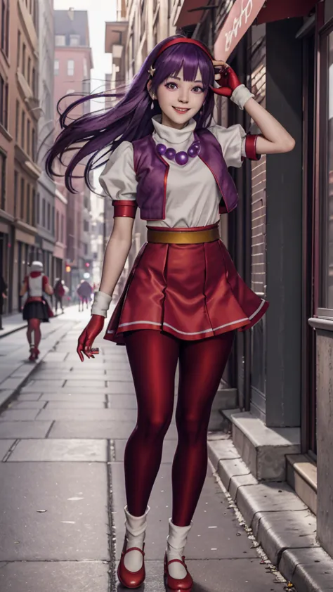 (masterpiece), (best quality), (ultra-detailed), intricate detail, athena97, 1girl, solo, purple eyes, purple hair, long hair, w...